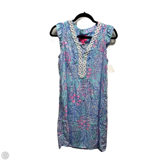 Dress Designer By Lilly Pulitzer In Blue & Pink, Size: S