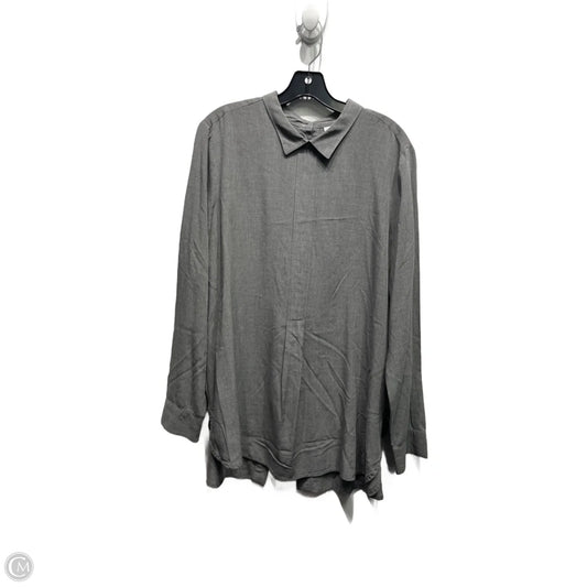 Top Long Sleeve By J. Jill In Grey, Size: L