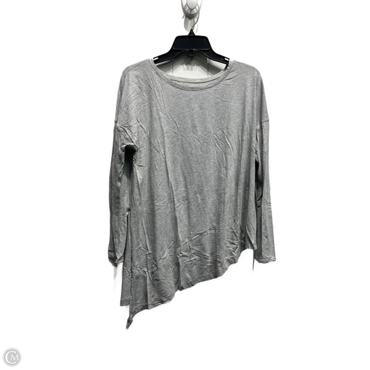 Athletic Top Long Sleeve Crewneck By Lululemon In Grey, Size: M