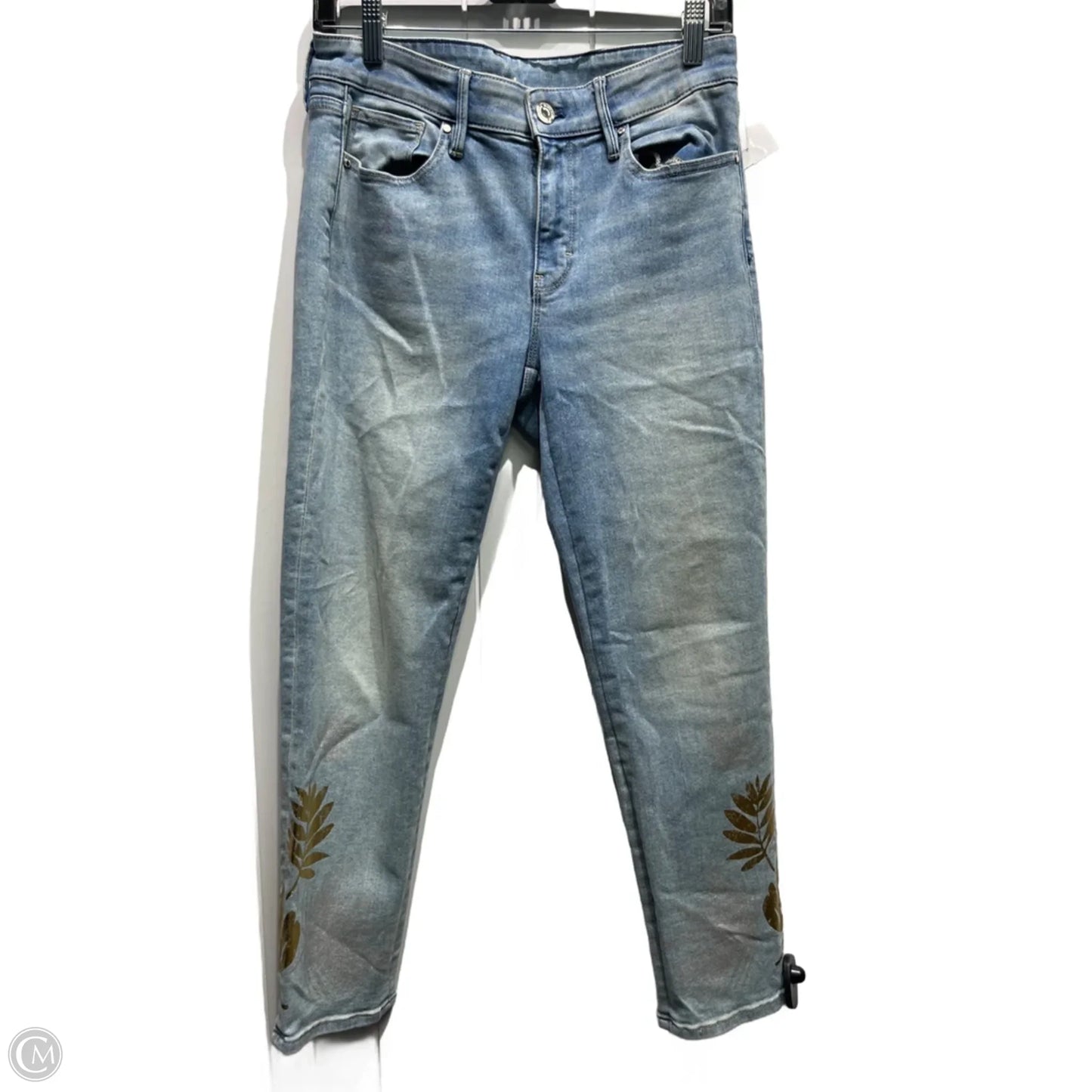 Jeans Skinny By White House Black Market In Blue Denim, Size: 6