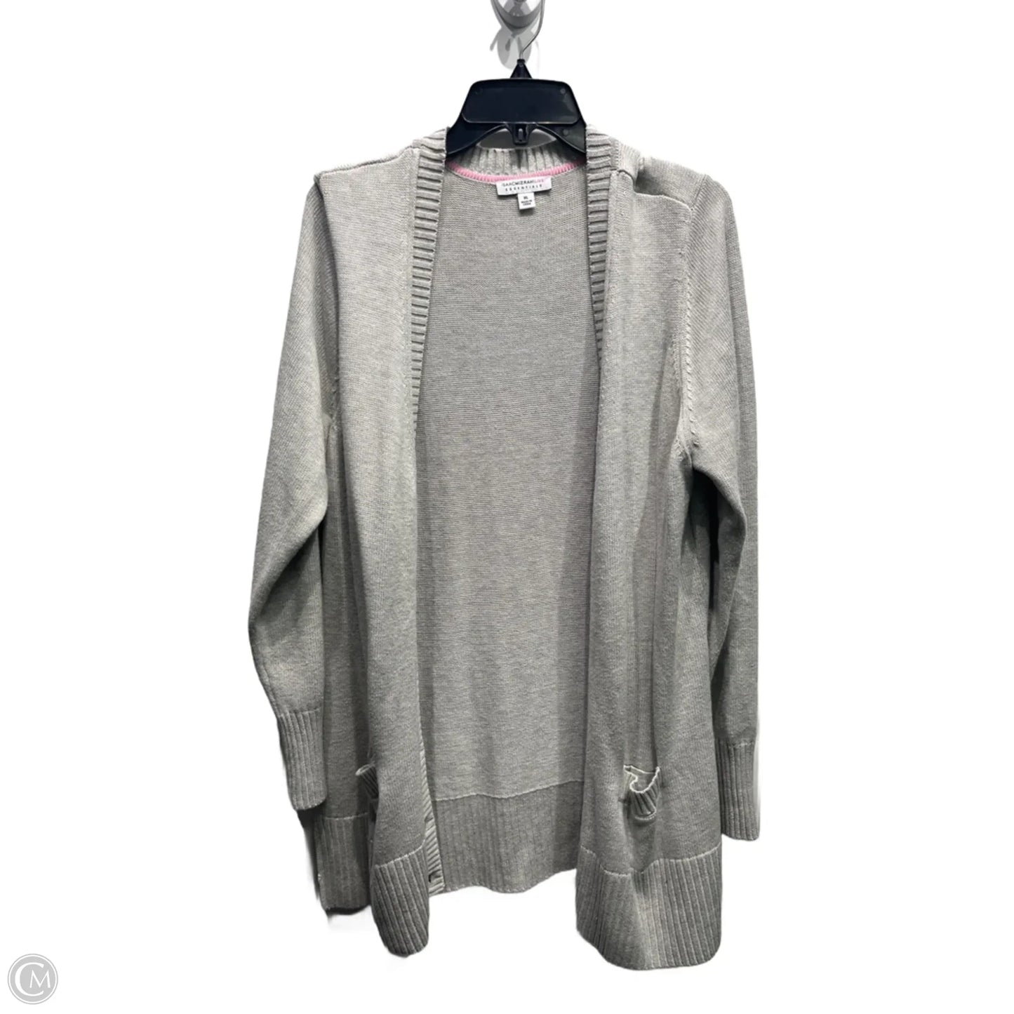 Sweater Cardigan By Isaac Mizrahi Live Qvc In Grey, Size: Xl