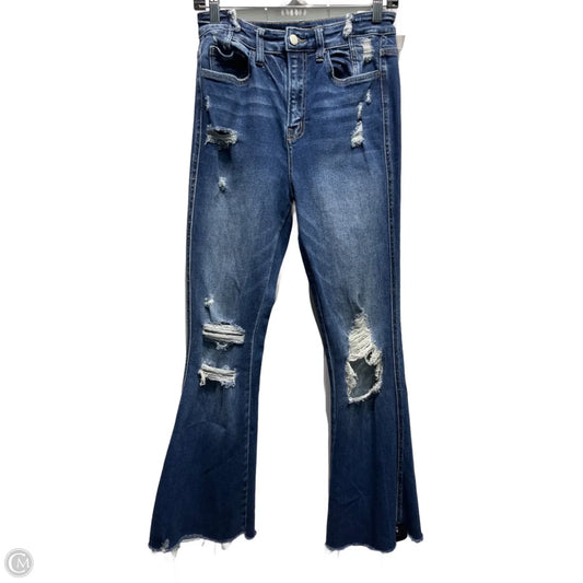 Jeans Straight By Flying Monkey In Blue Denim, Size: 4