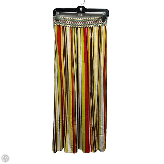 Skirt Maxi By Venus In Green & Yellow, Size: Xs