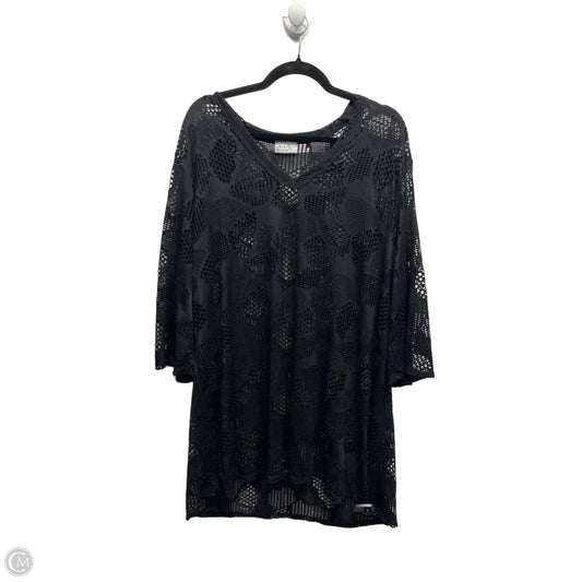 Top Long Sleeve By Clothes Mentor In Black, Size: Osfm
