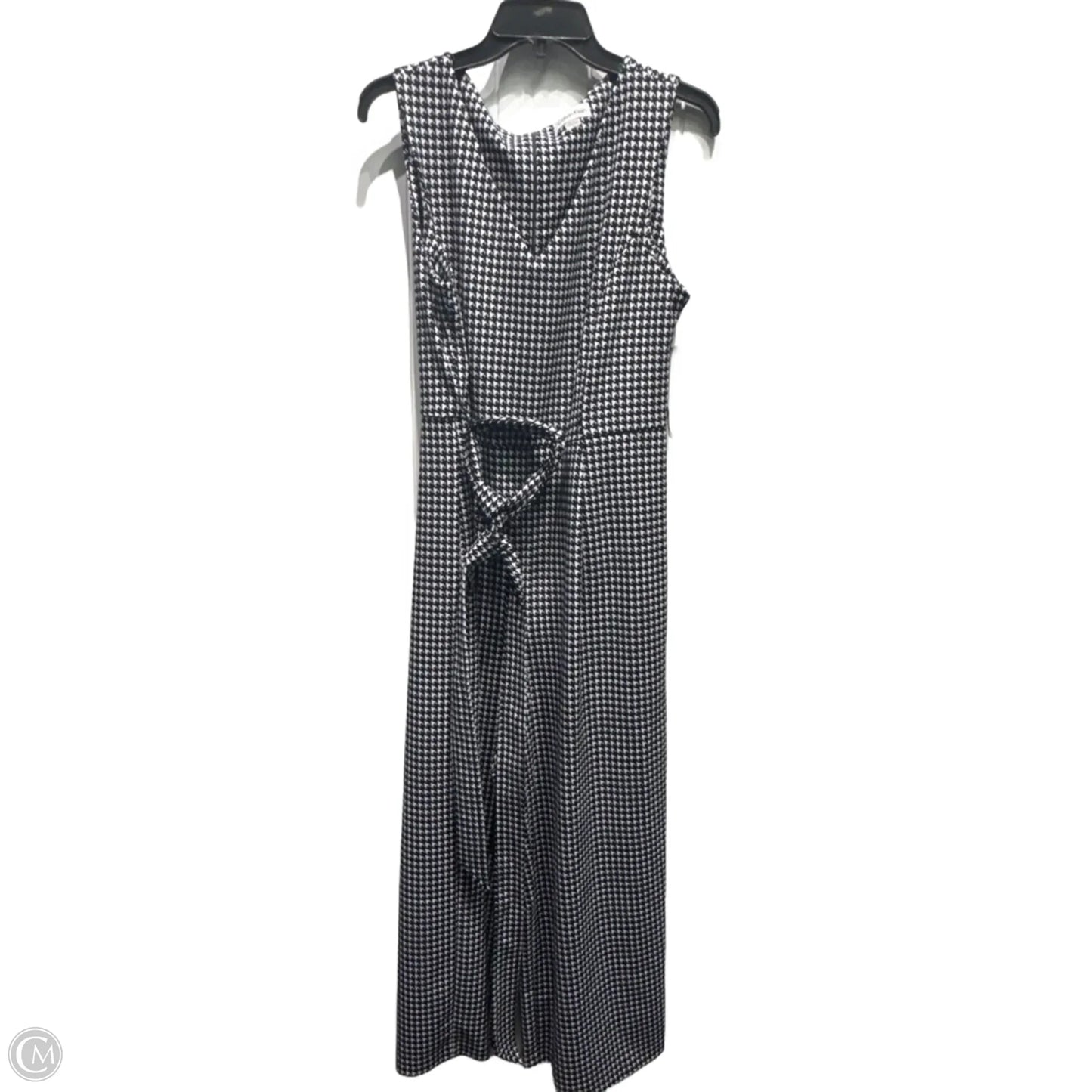 Jumpsuit By Calvin Klein In Black & White, Size: L