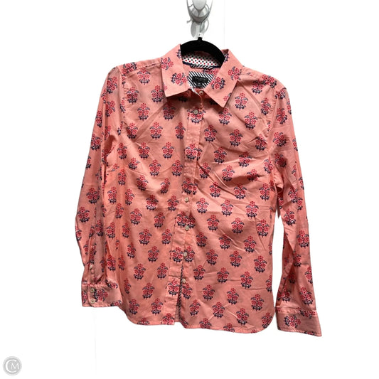 Top Long Sleeve By Talbots In Pink, Size: Mp