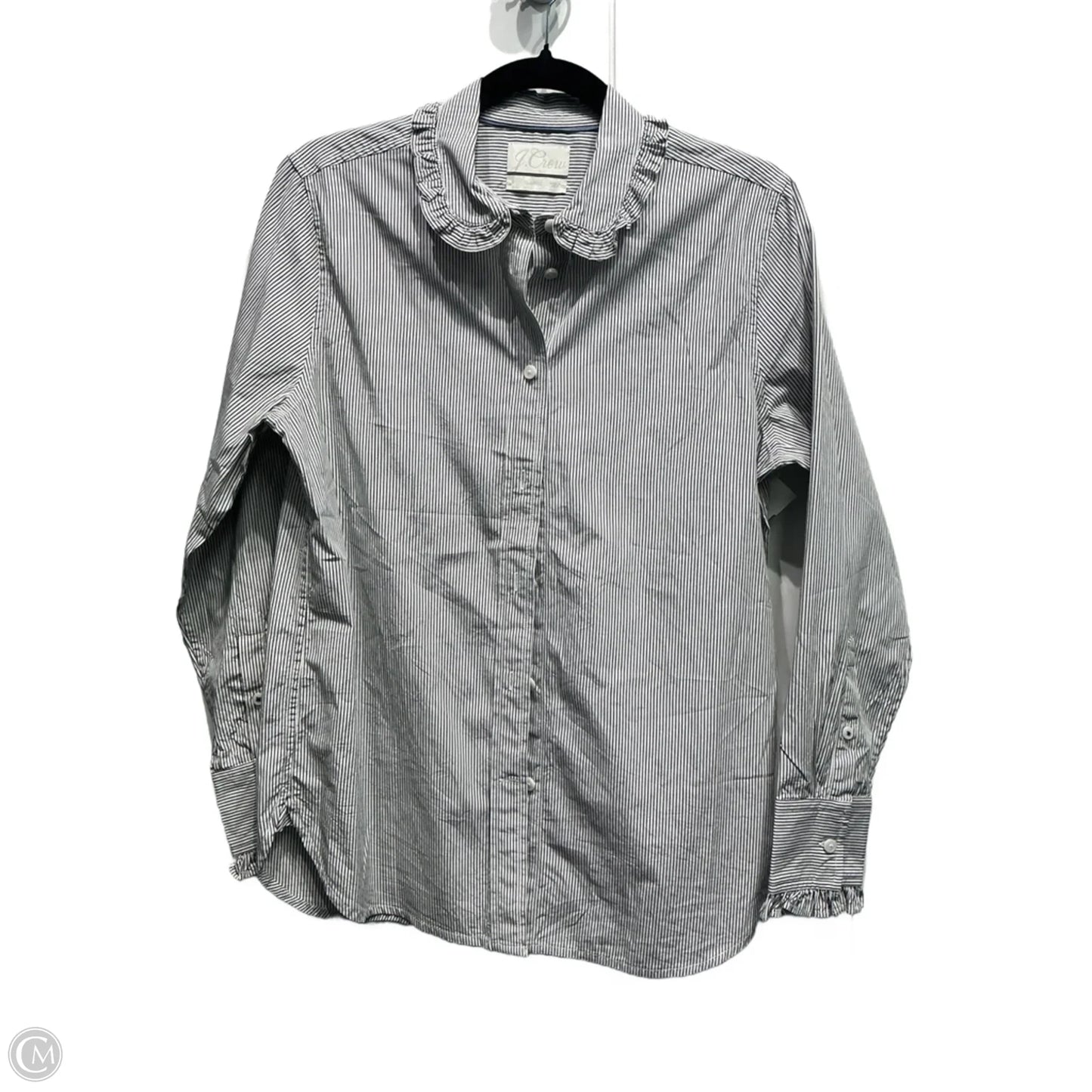 Top Long Sleeve By J. Crew In Grey, Size: S