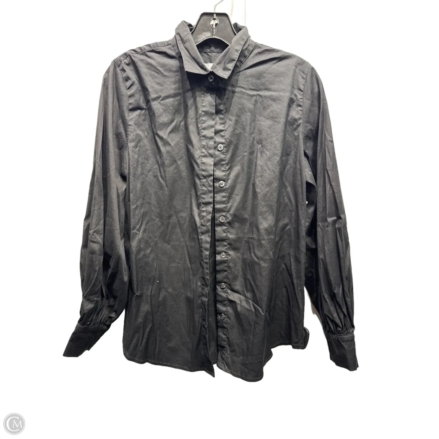 Top Long Sleeve By Chicos In Black, Size: M