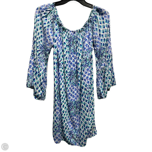 Dress Designer By Lilly Pulitzer In Blue & Purple, Size: S