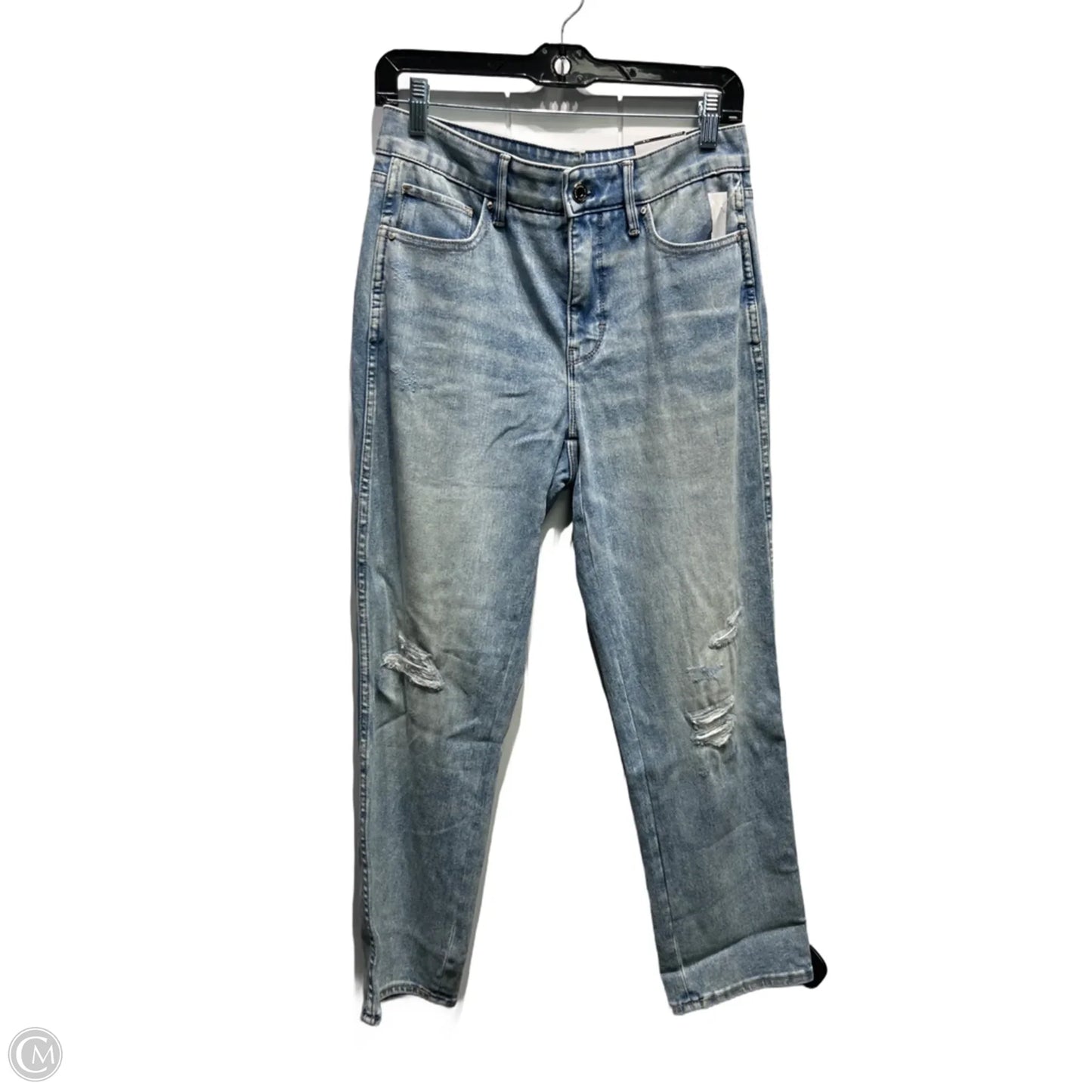 Jeans Straight By White House Black Market In Blue Denim, Size: 4