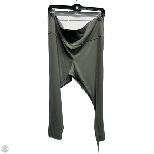 Athletic Leggings By Lululemon In Green, Size: 20