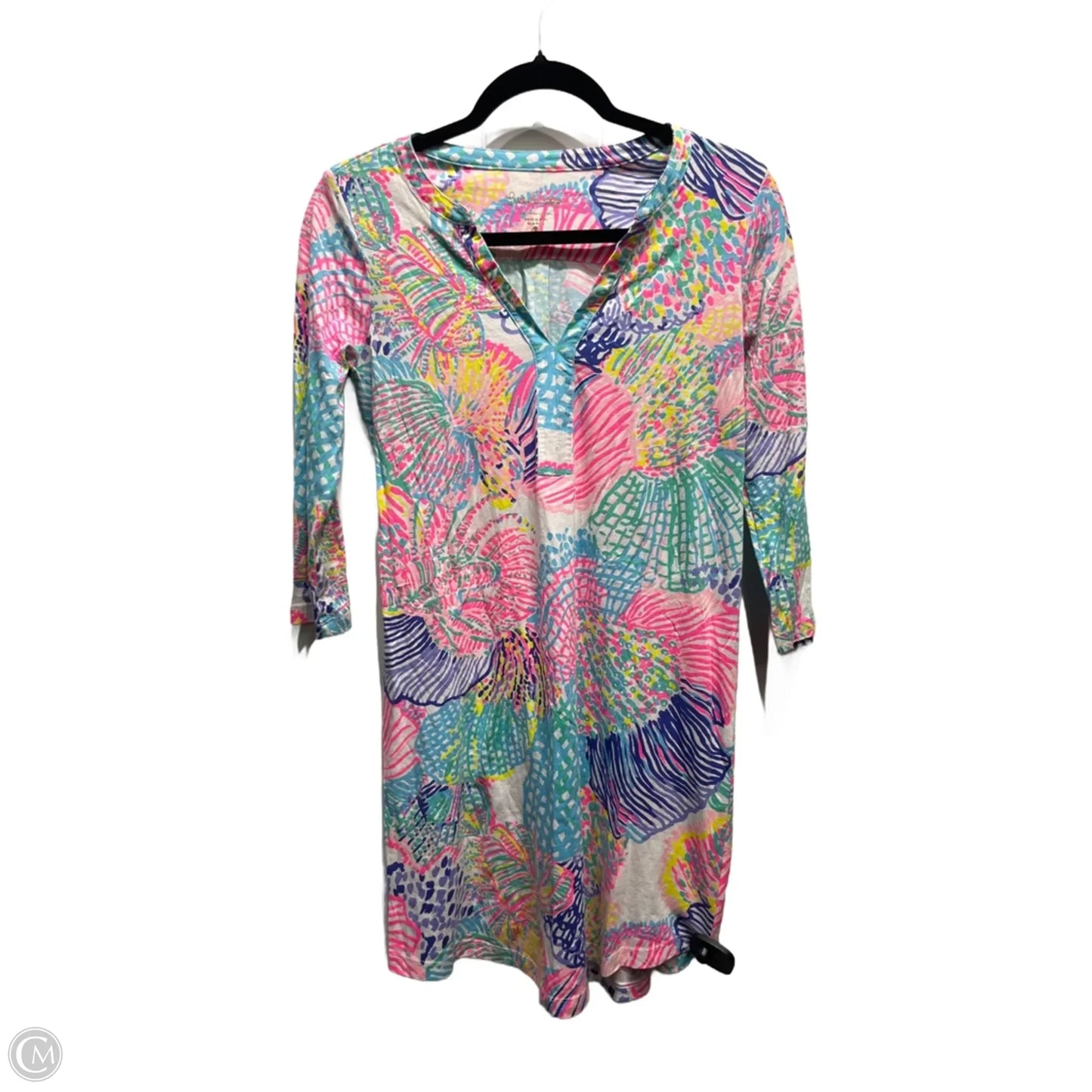 Dress Designer By Lilly Pulitzer In Pink & Purple, Size: Xs