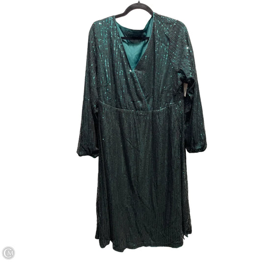 Dress Party Short By Clothes Mentor In Green, Size: Xl