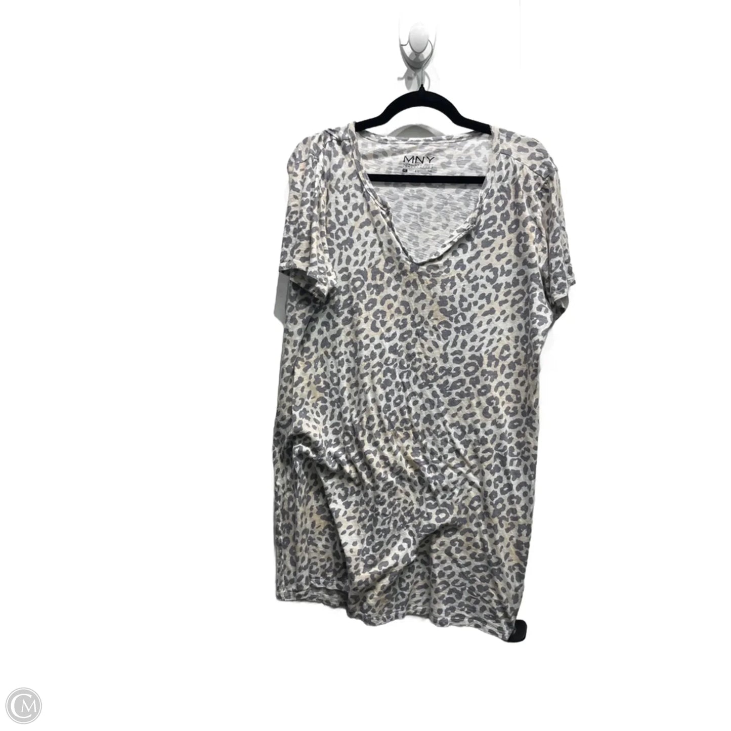 Dress Casual Short By Marc New York In Grey & Orange, Size: Xl