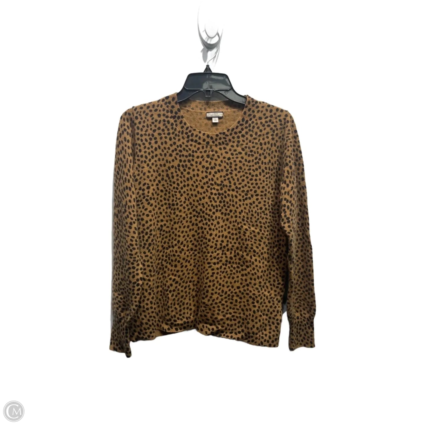 Sweater Cashmere By J. Crew In Animal Print, Size: L