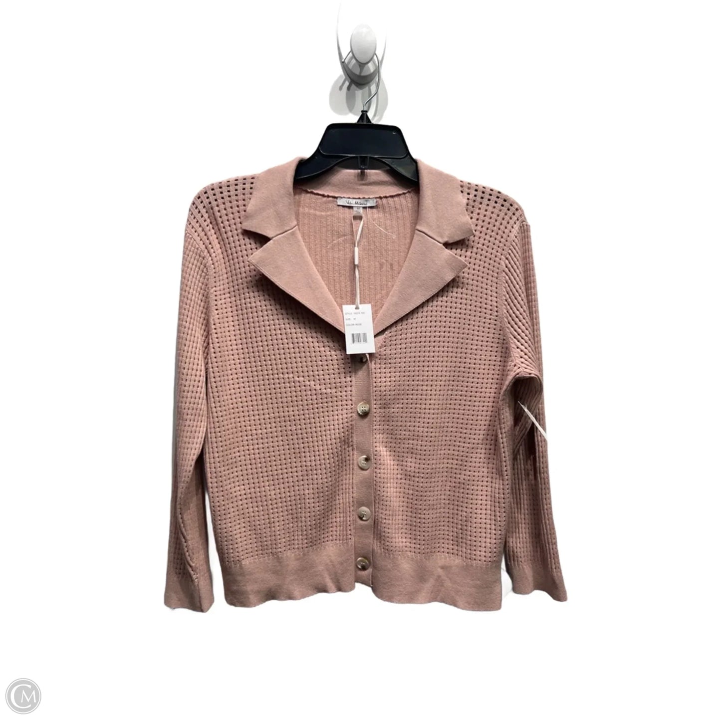 Top Long Sleeve By Vila Milano In Pink, Size: M