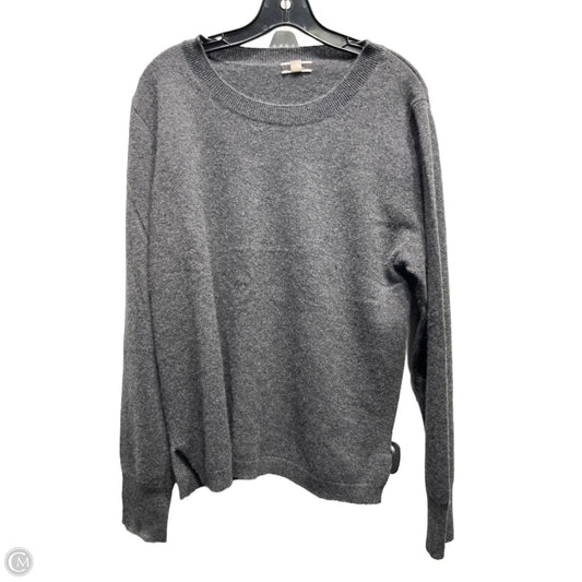 Sweater Cashmere By J. Crew In Grey, Size: Xl