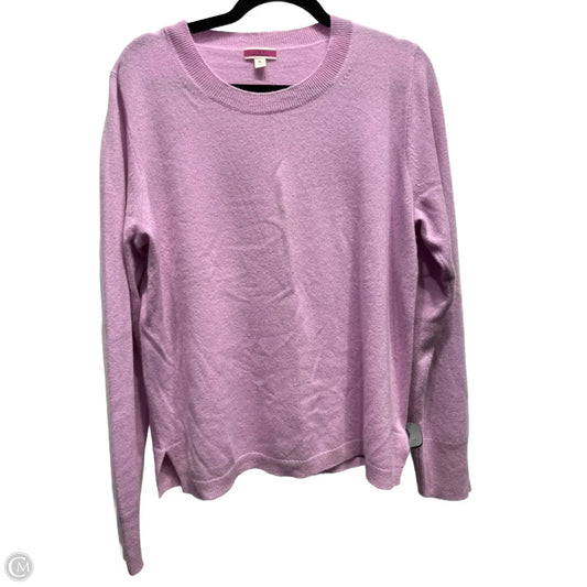 Sweater Cashmere By J. Crew In Purple, Size: Xl
