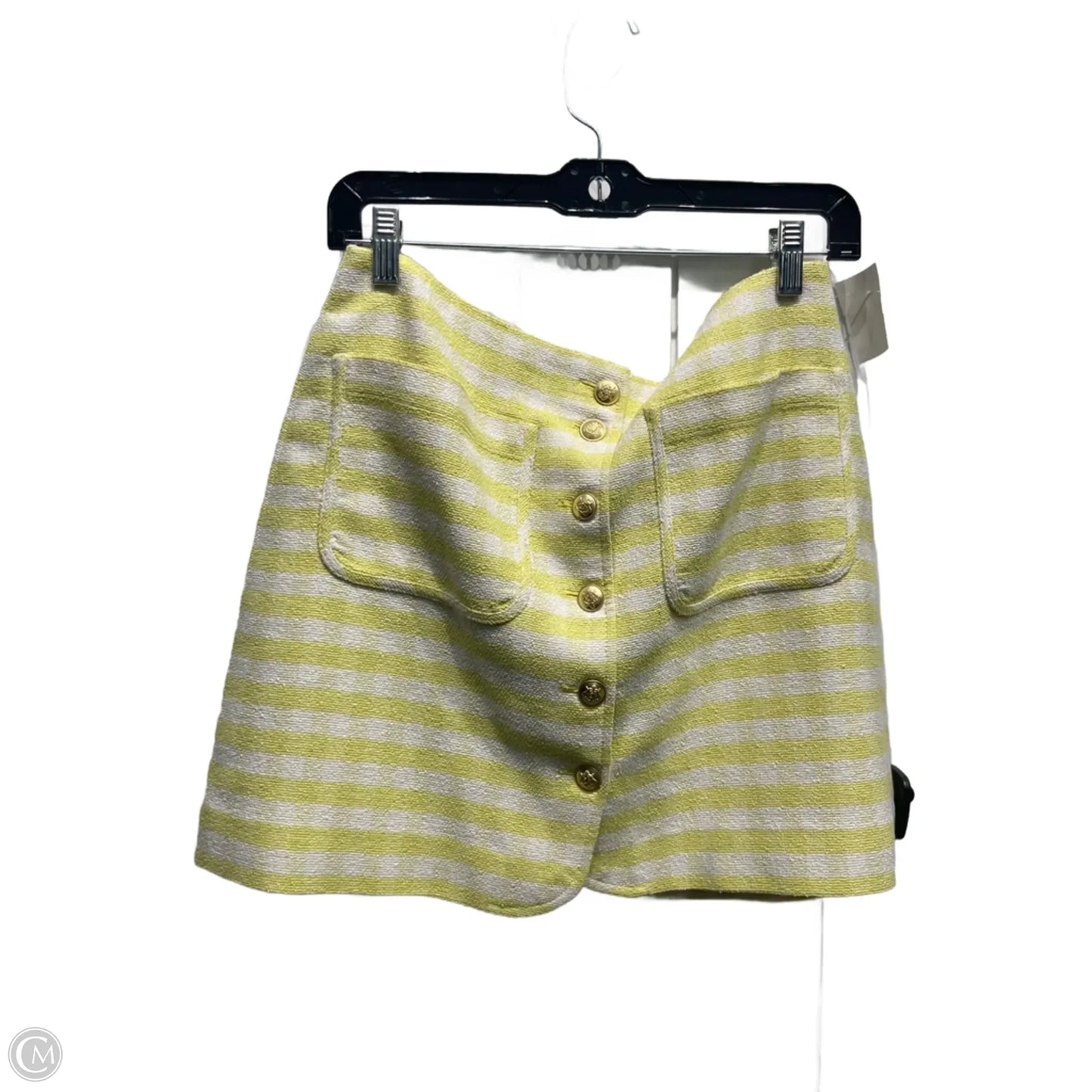 Skirt Mini & Short By J. Crew In Yellow, Size: 8