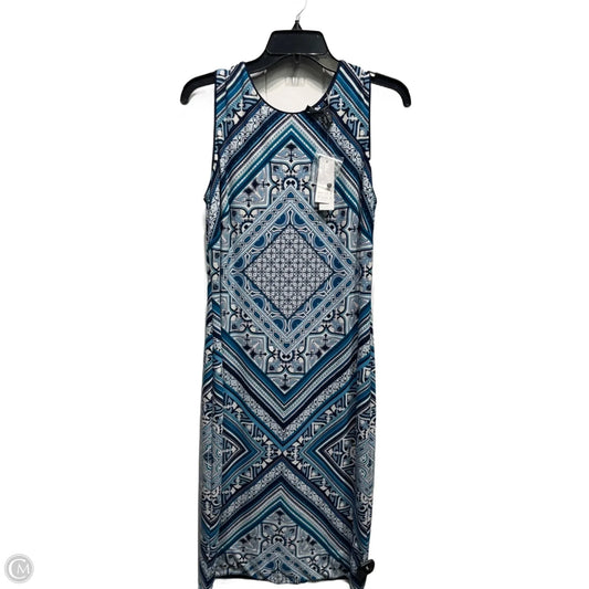 Dress Work By White House Black Market In Blue & White, Size: M