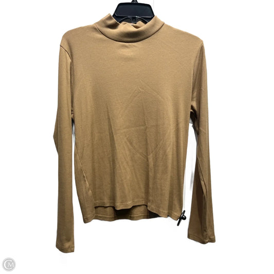 Top Long Sleeve By J. Crew In Brown, Size: L