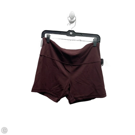 Athletic Shorts By Lululemon In Maroon, Size: 12