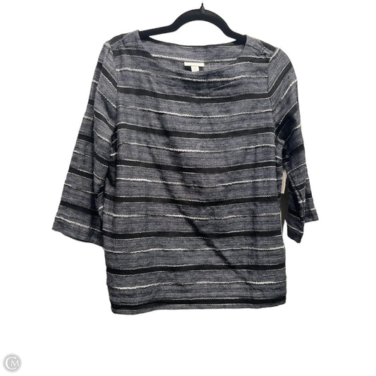 Top 3/4 Sleeve By Pure Jill In Blue, Size: S