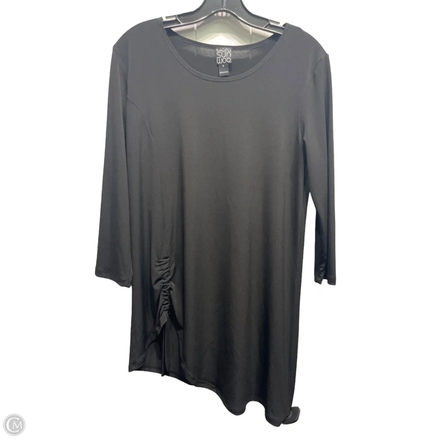 Top 3/4 Sleeve By Clara Sun Woo In Black, Size: S