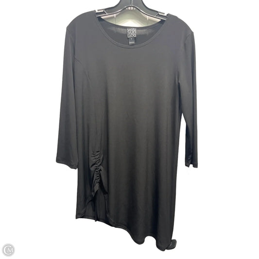 Top 3/4 Sleeve By Clara Sun Woo In Black, Size: S