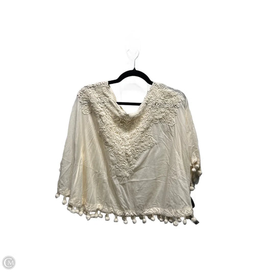 Top Short Sleeve By RAGA In Cream, Size: S
