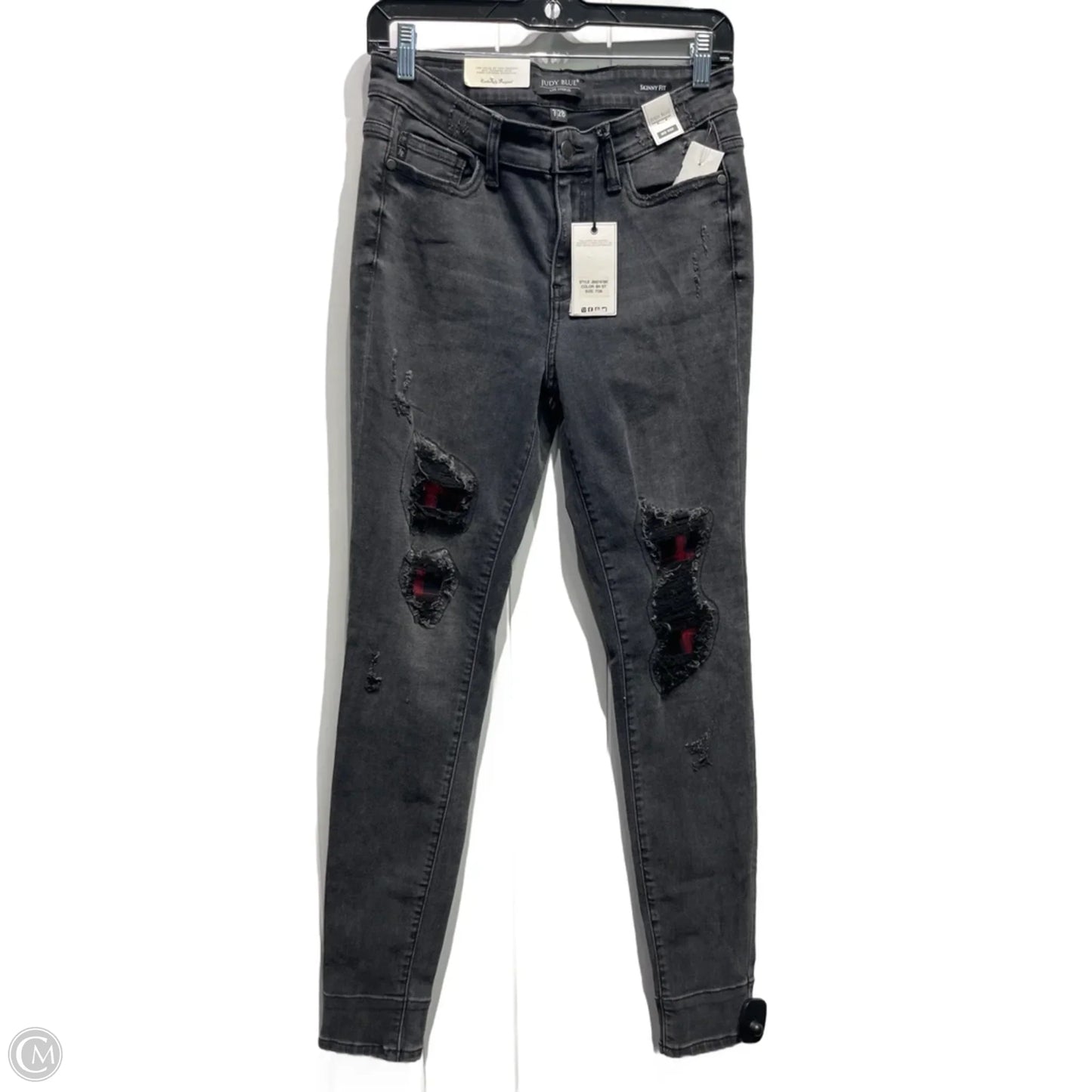 Jeans Skinny By Judy Blue In Black Denim, Size: 6