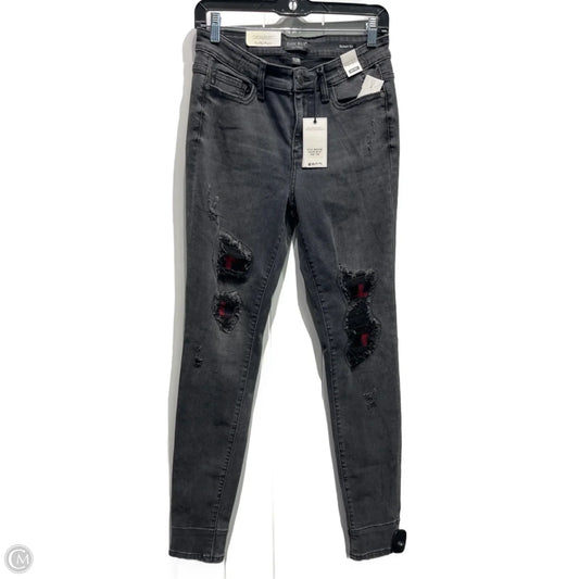 Jeans Skinny By Judy Blue In Black Denim, Size: 6