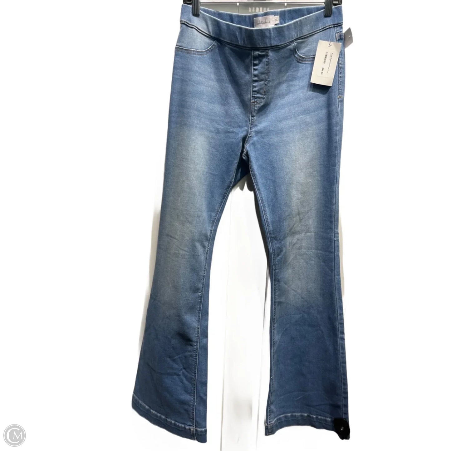 Jeans Wide Leg By Clothes Mentor In Blue Denim, Size: Xl