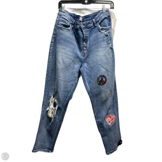 Jeans Skinny By Judy Blue In Blue Denim, Size: 12