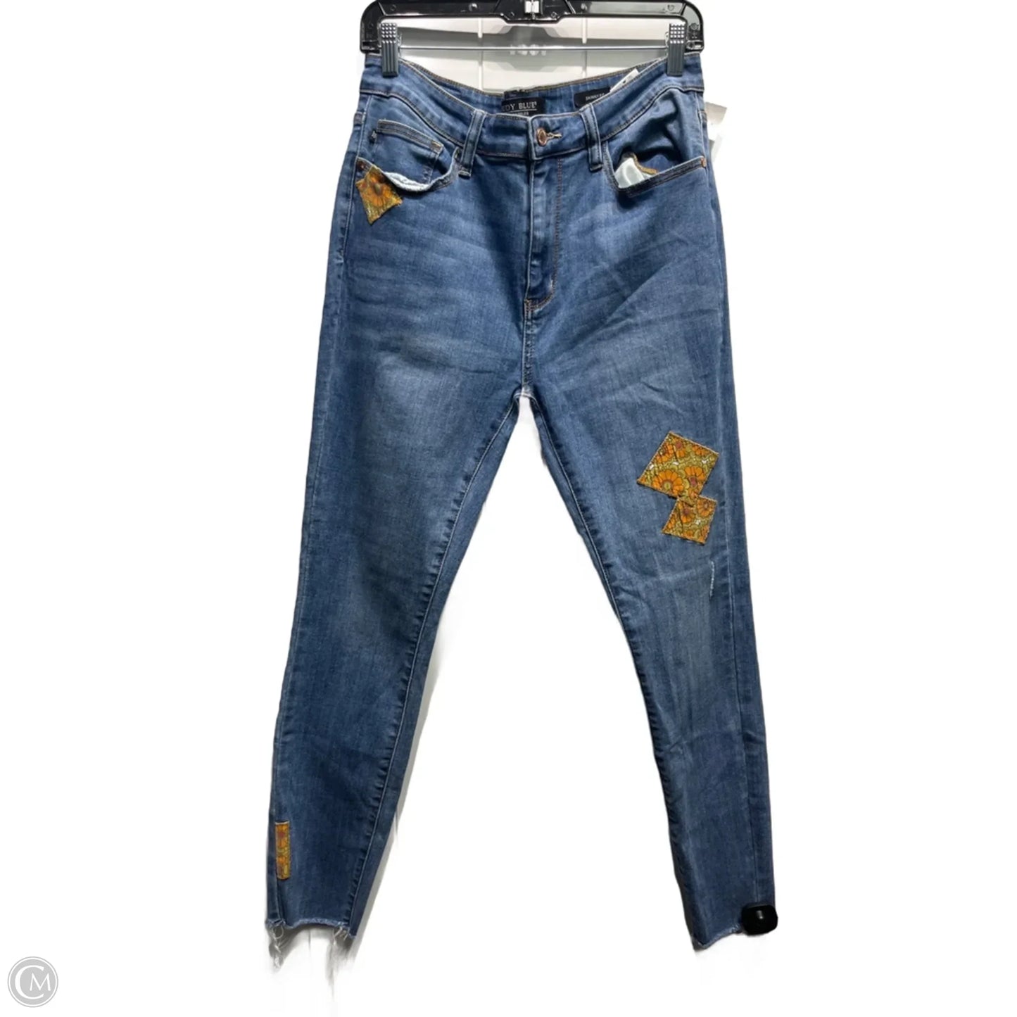 Jeans Straight By Vervet In Blue Denim, Size: 12