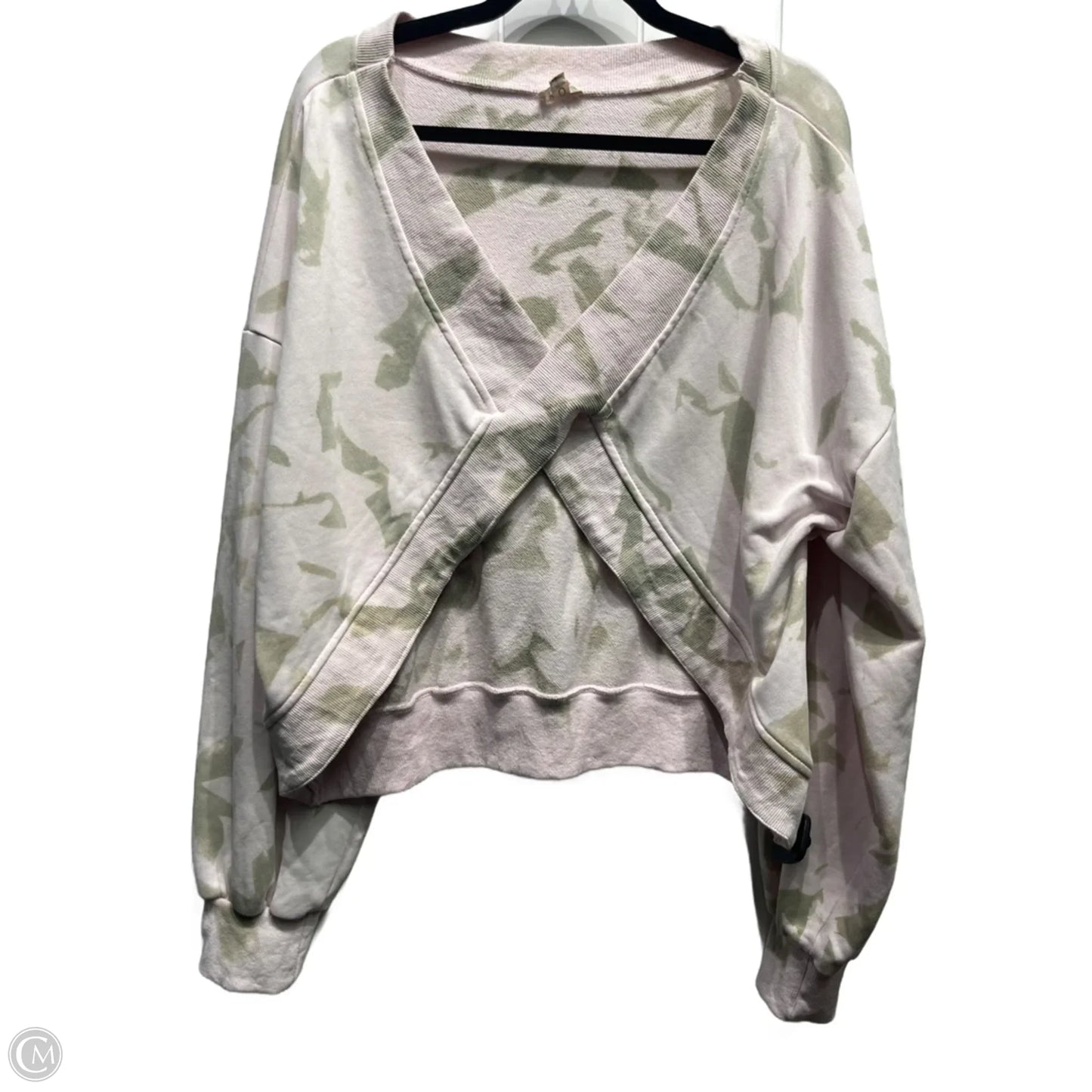 Top Long Sleeve By Pol In Pink, Size: L