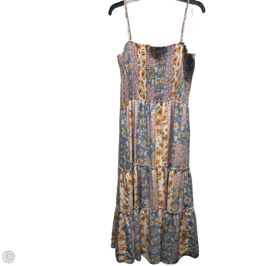 Dress Casual Maxi By SOUTHERN FRIED CHICS In Blue & Purple, Size: Xxl