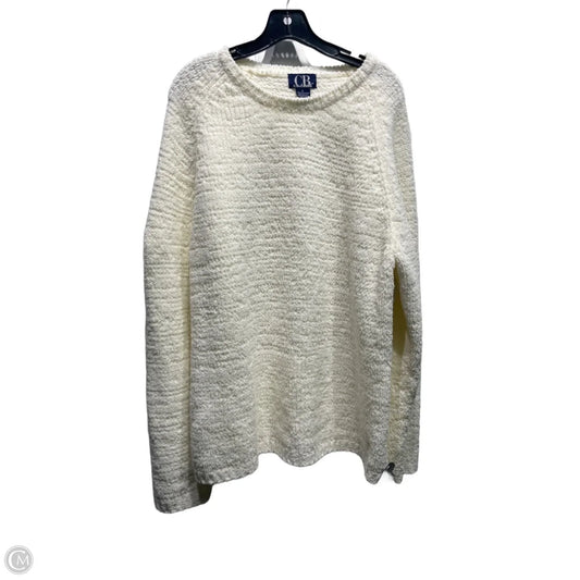 Top Long Sleeve By CO CASUAL In Cream, Size: L
