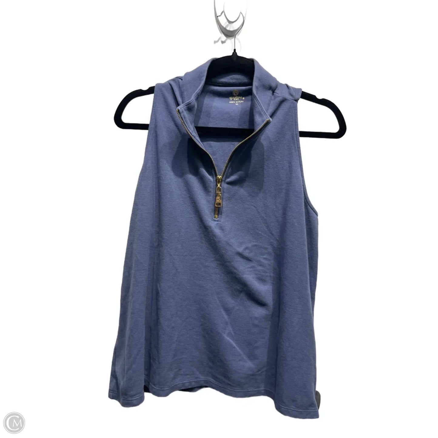 Top Sleeveless By Spartina In Blue, Size: Xl