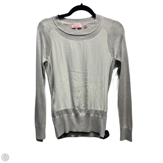 Top Long Sleeve By Ted Baker In Taupe, Size: S