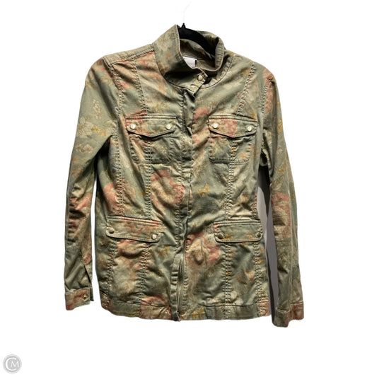 Jacket Other By Chicos In Green, Size: S