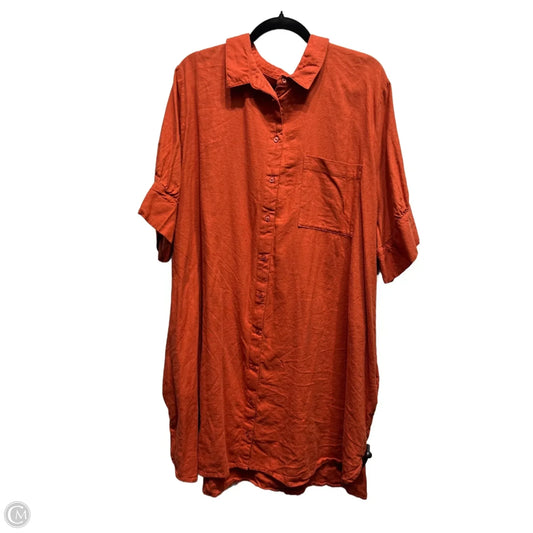 Dress Casual Short By Old Navy In Orange, Size: 3x