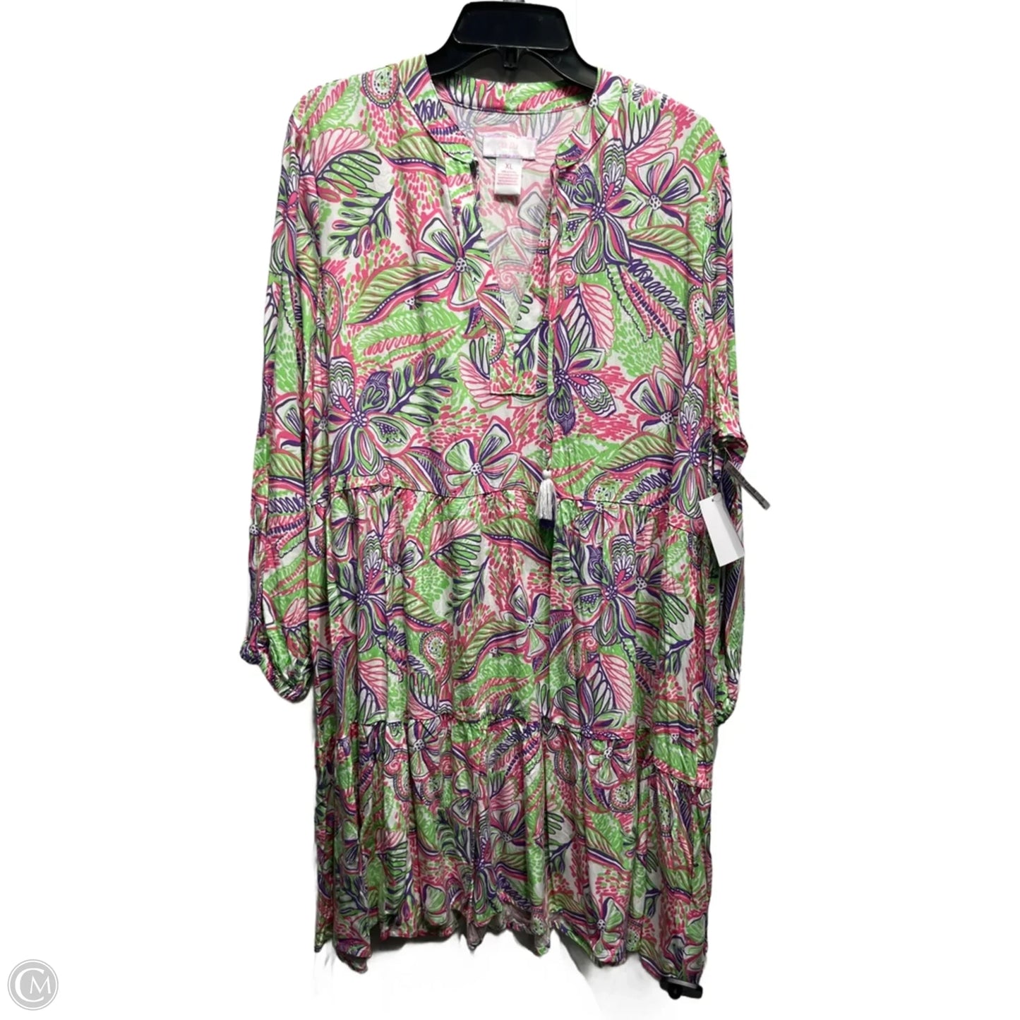 Dress Casual Short By Stella Parker In Animal Print, Size: Xl