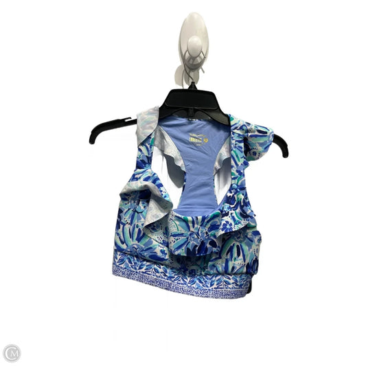 Tank Top Designer By Lilly Pulitzer In Blue & Green, Size: M