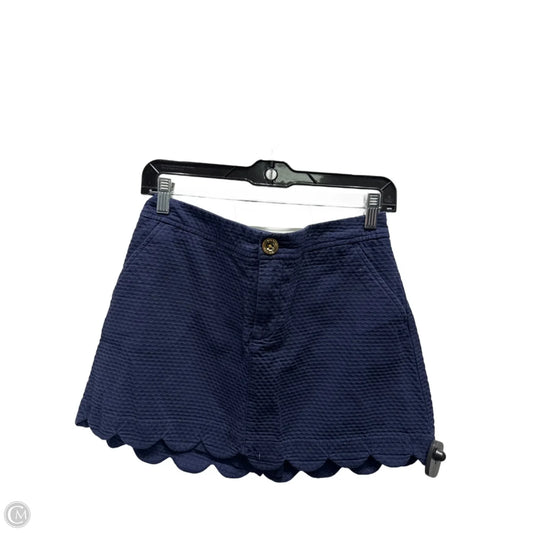 Skort Designer By Lilly Pulitzer In Navy, Size: 4