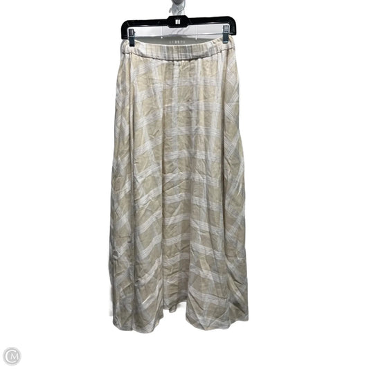 Skirt Maxi By Antonio Melani In Tan & White, Size: S