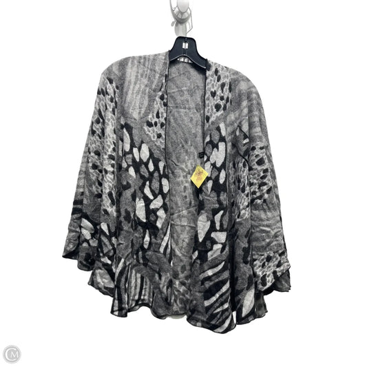 Shawl By RAPTI FASHION In Black & Grey, Size: Osfm