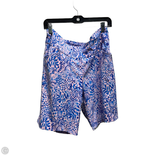 Shorts Designer By Lilly Pulitzer In Blue & Pink, Size: 12