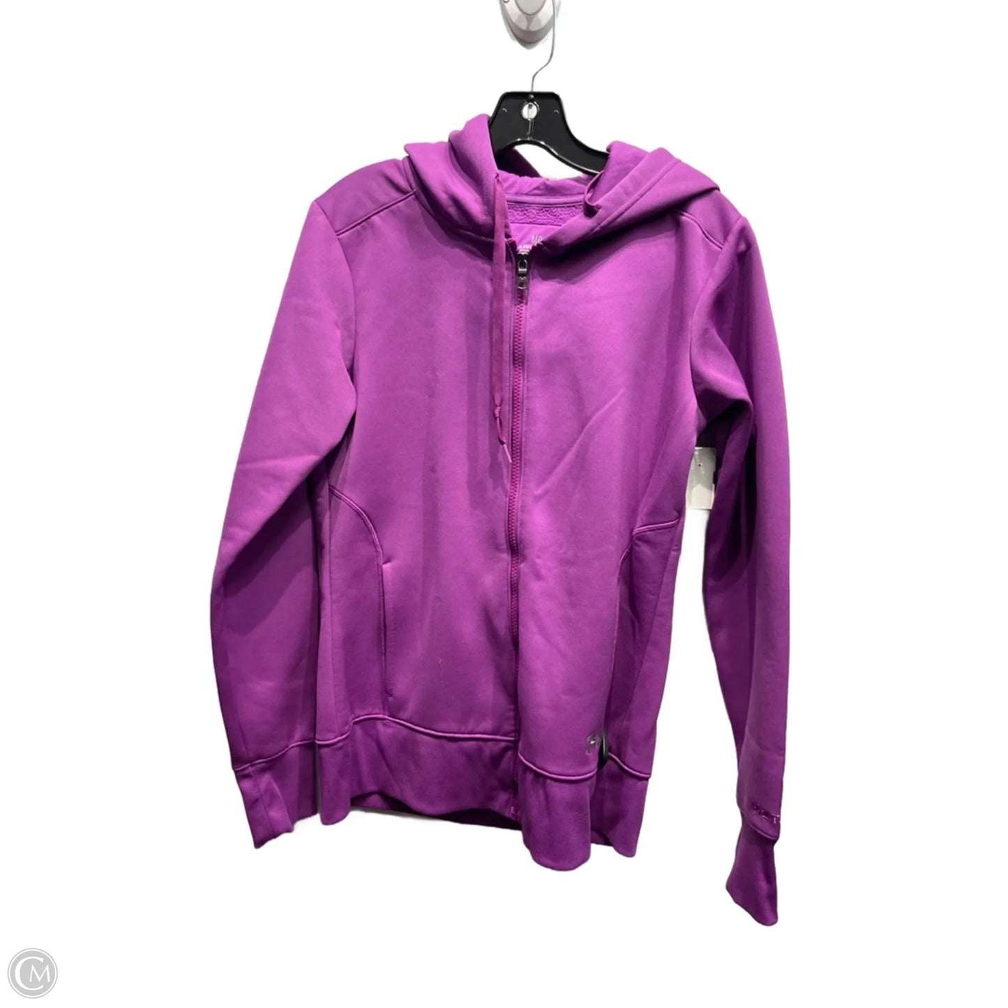 Athletic Jacket By Under Armour In Purple, Size: M