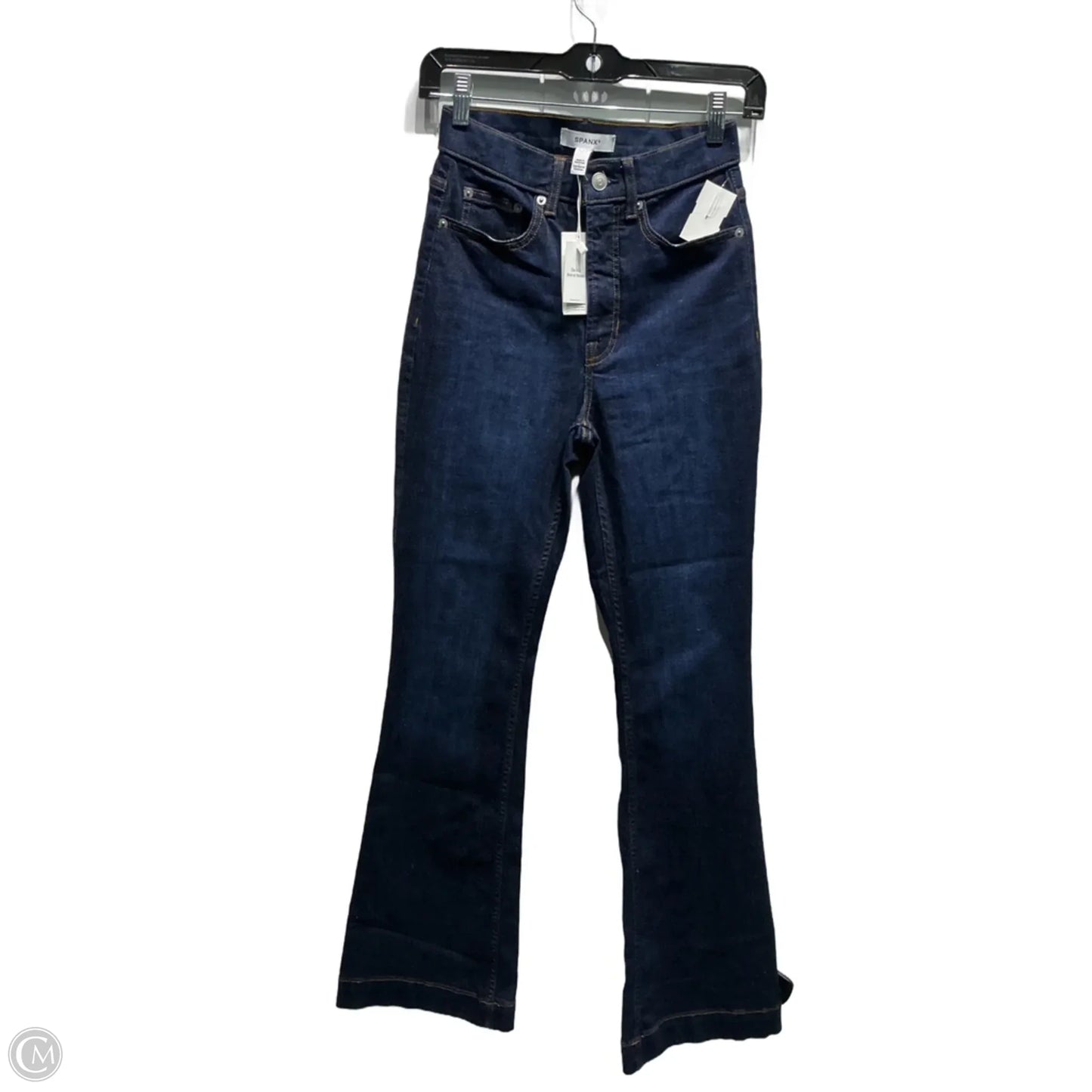 Jeans Boot Cut By Spanx In Blue Denim, Size: 4